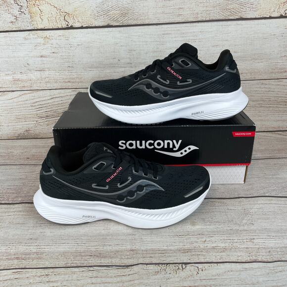 Saucony Guide 16 Womens Sz 7 Running Shoes Gray White - Picture 1 of 10
